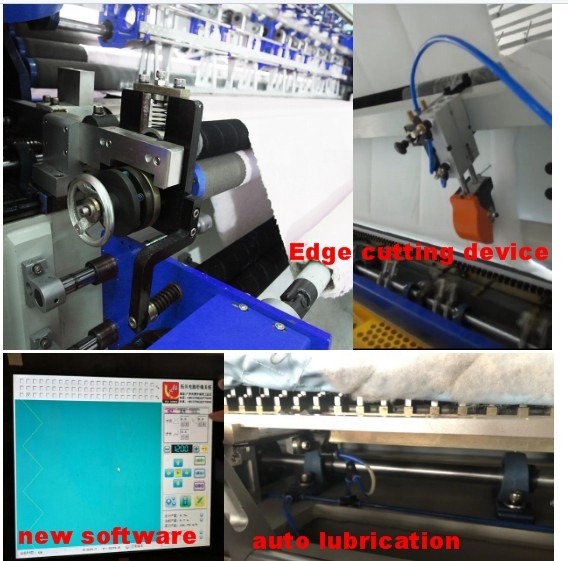 Цена машины Yuxing 1200rpm высокоскоростная промышленная Multineedle выстегивая